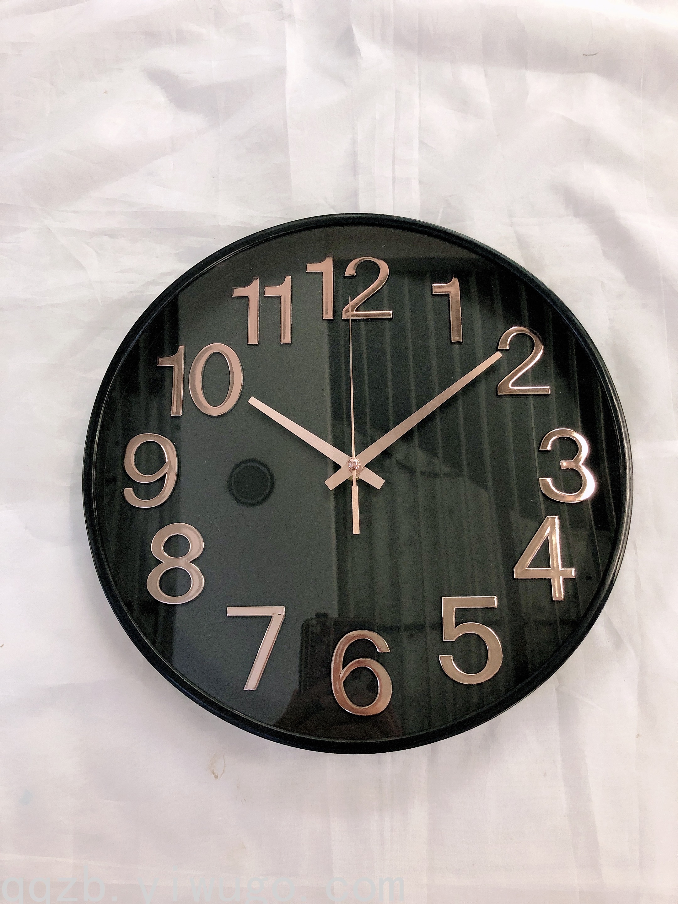 Creative Simple Fashion Living Room Stereo Digital Scale Wall Clock round Quartz Wall Clocks 8-Inch Quartz Watch