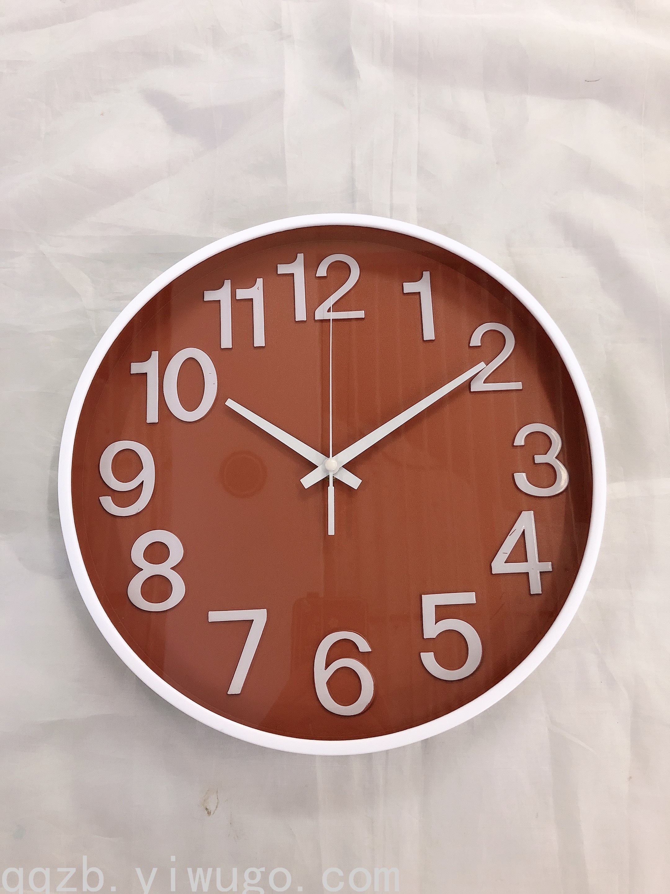 Creative Simple Fashion Living Room Stereo Digital Scale Wall Clock round Quartz Wall Clocks 8-Inch Quartz Watch