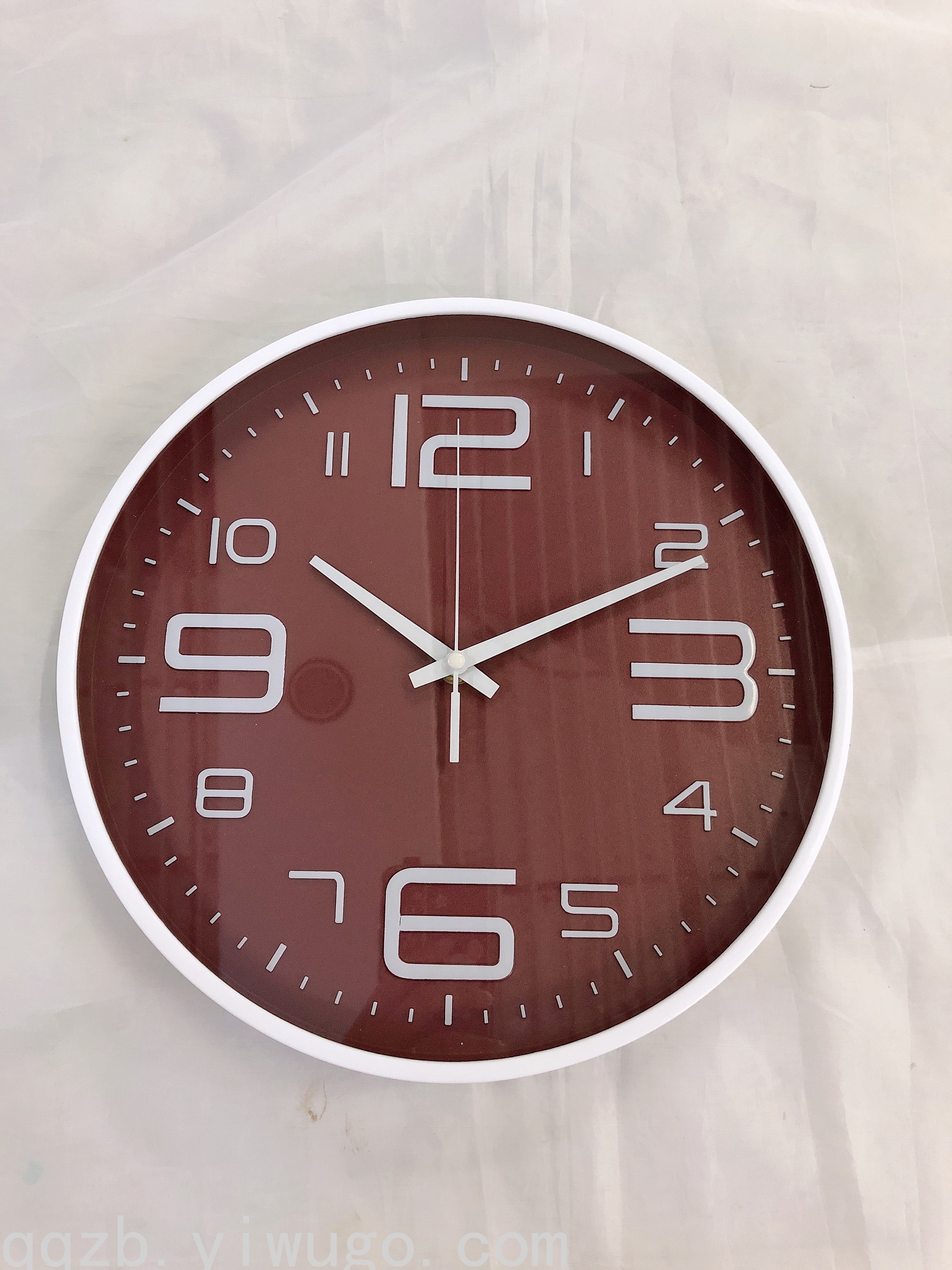 Creative Simple Fashion Living Room Stereo Digital Scale Wall Clock round Quartz Wall Clocks 8-Inch Quartz Watch