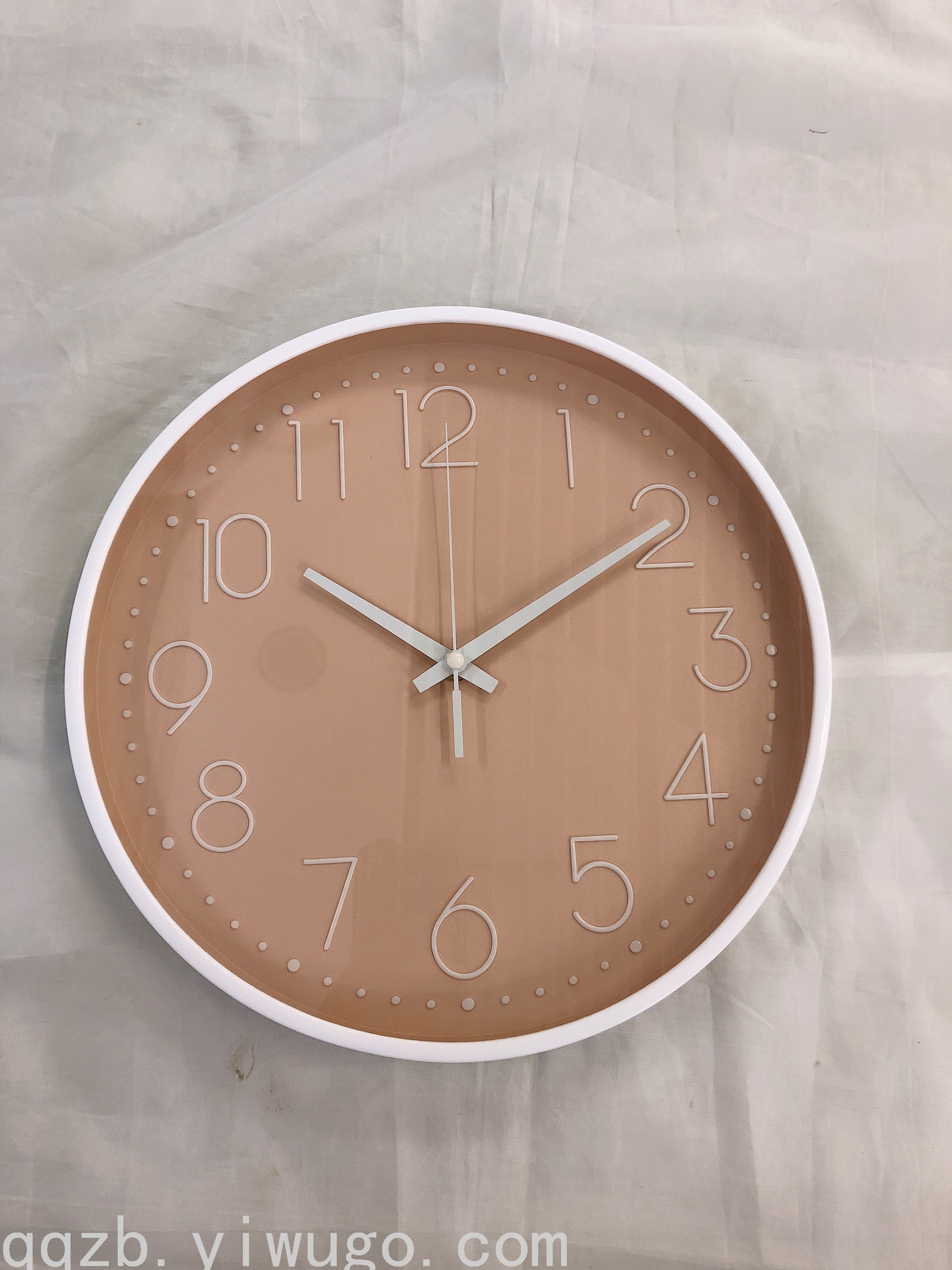 Creative Simple Fashion Living Room Stereo Digital Scale Wall Clock round Quartz Wall Clocks 8-Inch Quartz Watch