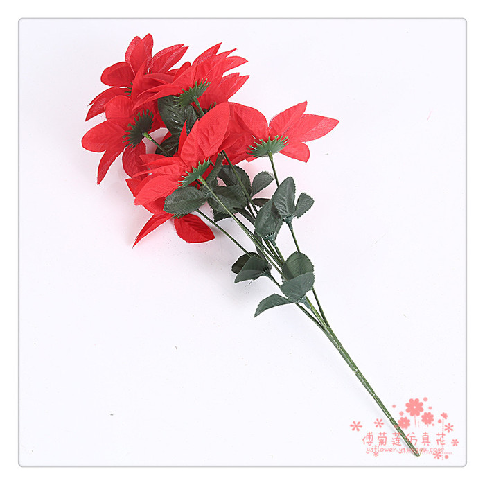 Floral ornament Christmas decorations, Christmas flower flowers 9 safflower simulation