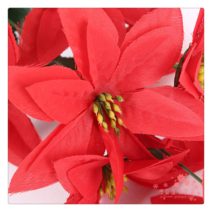 Floral ornament Christmas decorations, Christmas flower flowers 9 safflower simulation