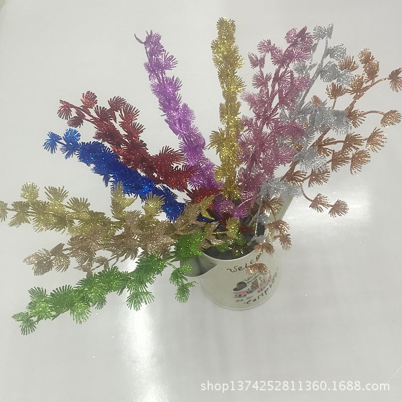 Christmas Flower Christmas Leaf Decorations 3317cm Glitter Pink Branches Glitter Colorful Plastic Ornament Christmas Flower Christmas Leaf Decorations 3317cm Glitter Pink Branches Glitter Colorful Plastic Ornament