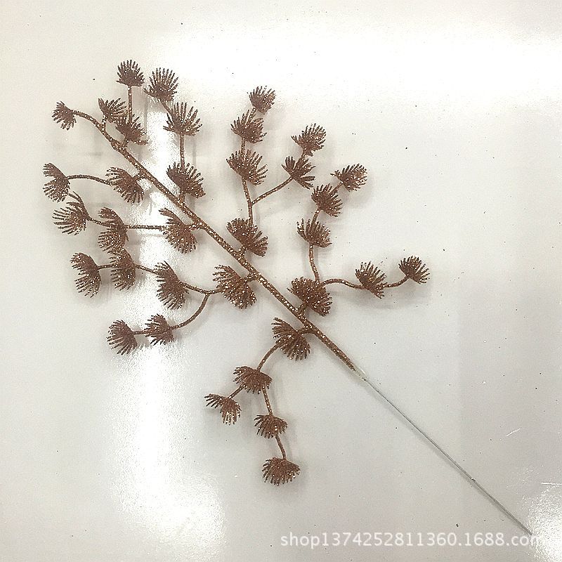 Christmas Flower Christmas Leaf Decorations 3317cm Glitter Pink Branches Glitter Colorful Plastic Ornament Christmas Flower Christmas Leaf Decorations 3317cm Glitter Pink Branches Glitter Colorful Plastic Ornament