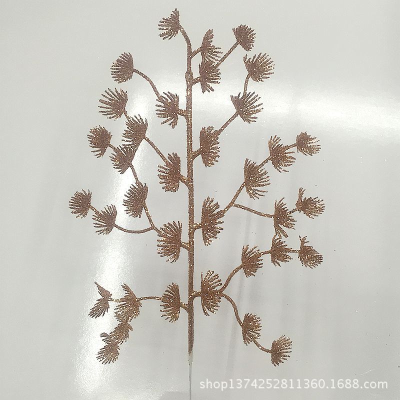 Christmas Flower Christmas Leaf Decorations 3317cm Glitter Pink Branches Glitter Colorful Plastic Ornament Christmas Flower Christmas Leaf Decorations 3317cm Glitter Pink Branches Glitter Colorful Plastic Ornament