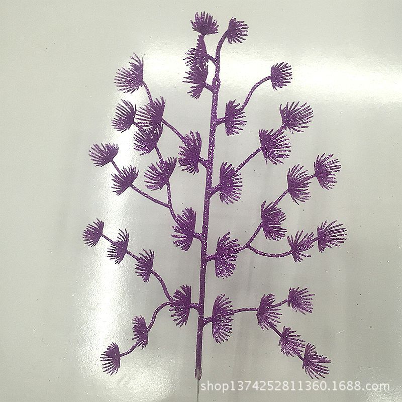 Christmas Flower Christmas Leaf Decorations 3317cm Glitter Pink Branches Glitter Colorful Plastic Ornament Christmas Flower Christmas Leaf Decorations 3317cm Glitter Pink Branches Glitter Colorful Plastic Ornament