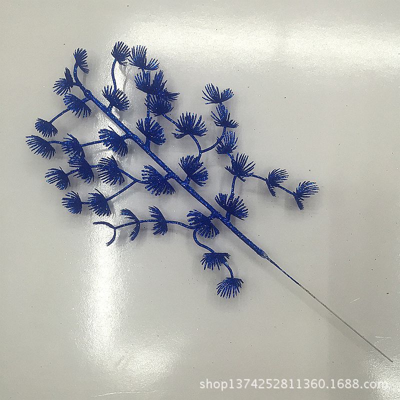 Christmas Flower Christmas Leaf Decorations 3317cm Glitter Pink Branches Glitter Colorful Plastic Ornament Christmas Flower Christmas Leaf Decorations 3317cm Glitter Pink Branches Glitter Colorful Plastic Ornament
