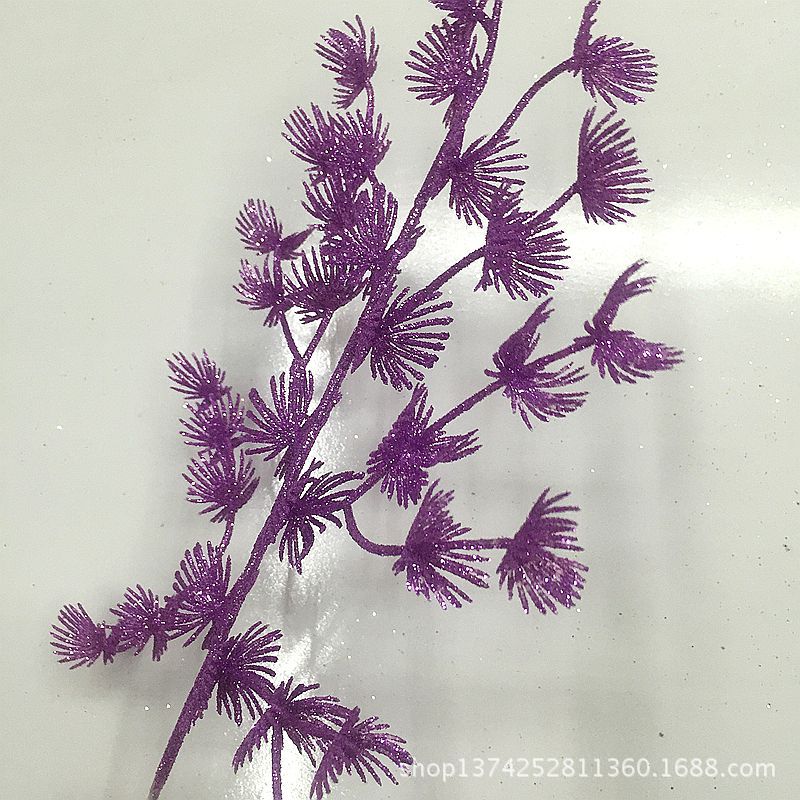 Christmas Flower Christmas Leaf Decorations 3317cm Glitter Pink Branches Glitter Colorful Plastic Ornament Christmas Flower Christmas Leaf Decorations 3317cm Glitter Pink Branches Glitter Colorful Plastic Ornament