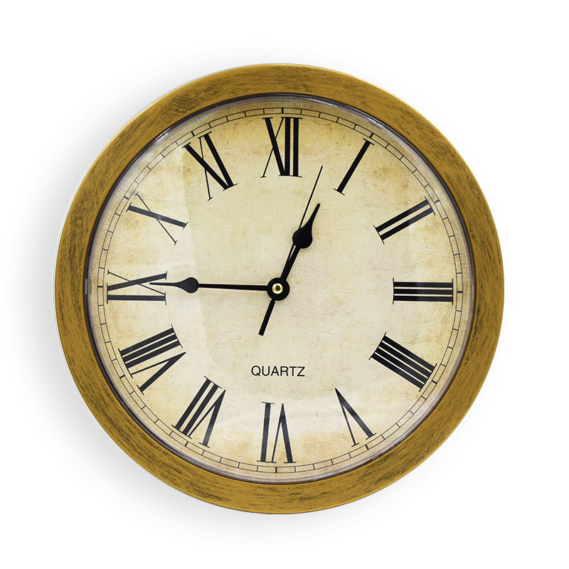 Amazon Foreign Trade Wall Clock Creative Vintage Ornament Wall Clocks Storage Insurance Jewelry Box Home Living Room Personality Clock