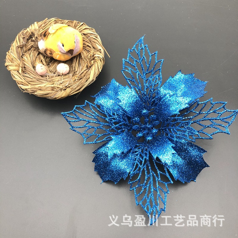 Christmas Flower Sprinkling Gold Powder Hollow Flower Head Christmas Tree Wreath Gift Box Wedding Decorating Accessories Christmas Flower Sprinkling Gold Powder Hollow Flower Head Christmas Tree Wreath Gift Box Wedding Decorating Accessories