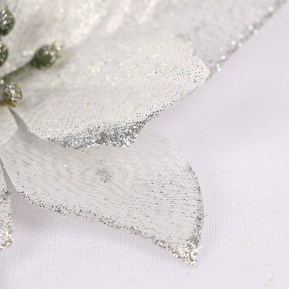 Accessories Christmas Tree Flower Christmas Decorations Gold Powder Christmas Flower Christmas Tree Wreath Accessories