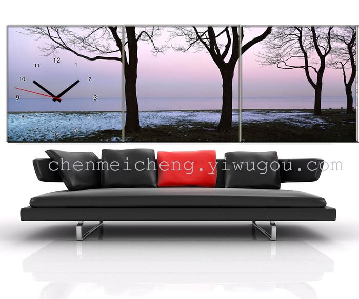 Simple silent clock picture frame clock decoration clock fashion creative arts clocks
