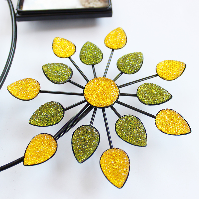 Yihong Wall Clock Creative Photo Frame Iron Clock Living Room Modern Decoration Noiseless Clock Wall Clocks Foreign Trade Wholesale