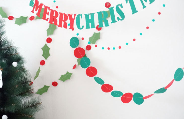 Christmas Decorations Christmas Flower Snowball Colored Flag Latte Art Ornaments Mall Window Party Venue Decoration