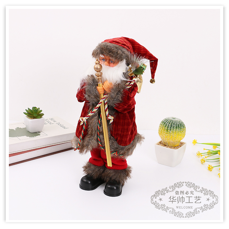 Christmas Christmas Gift Truncheon Bell Santa Claus Toy Electric Santa Claus Cross-Border AliExpress Wholesale Christmas Christmas Gift Truncheon Bell Santa Claus Toy Electric Santa Claus Cross-Border AliExpress Wholesale