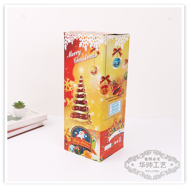 Christmas Decoration Supplies Crutch Gift Bag Santa Claus Christmas Gift Show Window Decorations Santa Doll