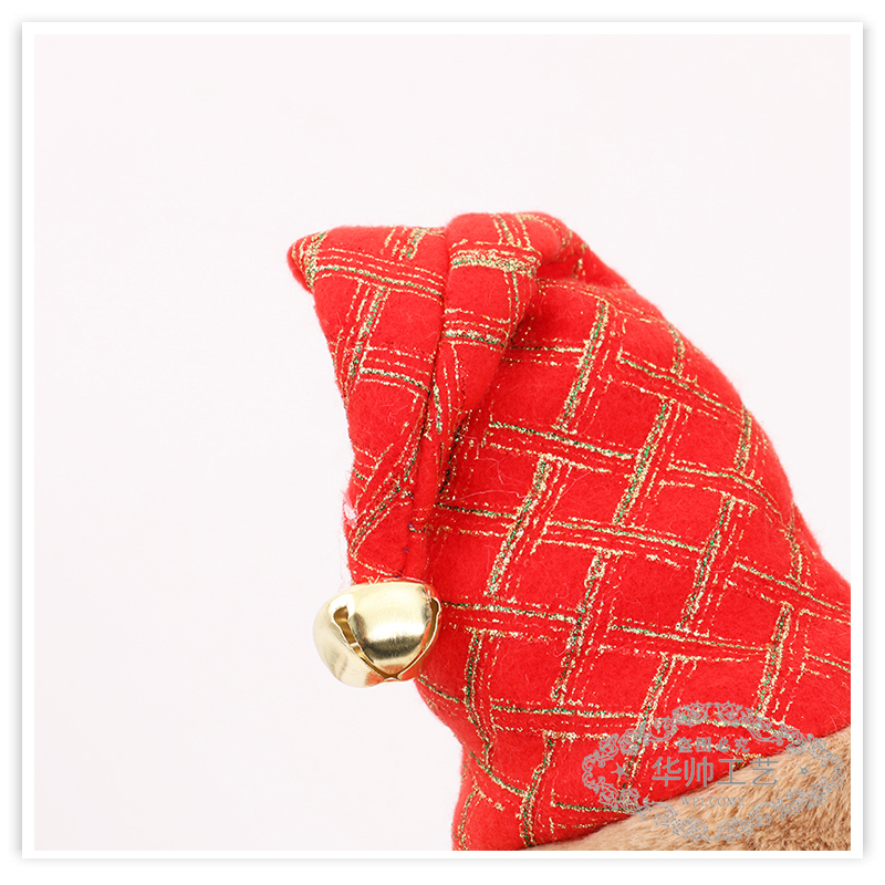 Christmas Decoration Supplies Crutch Gift Bag Santa Claus Christmas Gift Show Window Decorations Santa Doll