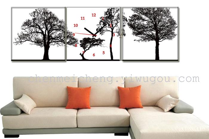 Simple silent clock picture frame clock decoration clock fashion creative arts clocks