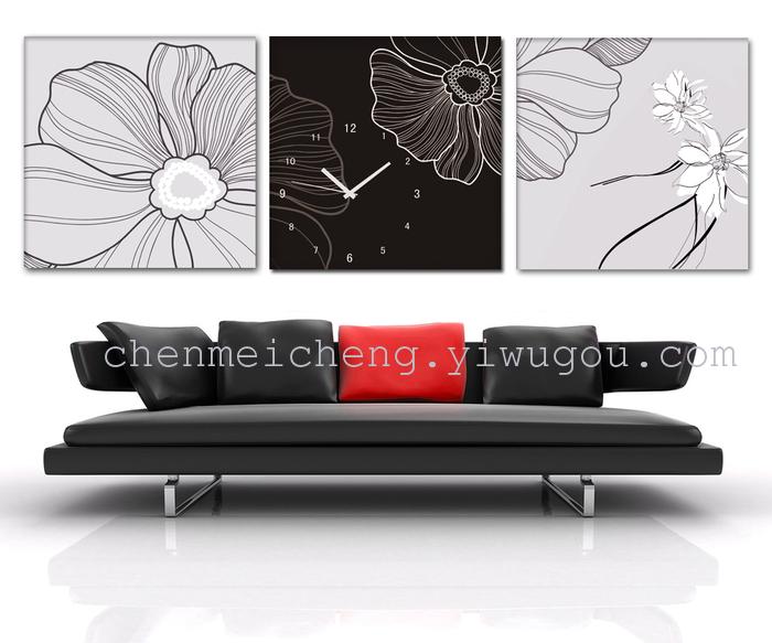 Simple silent clock picture frame clock decoration clock fashion creative arts clocks