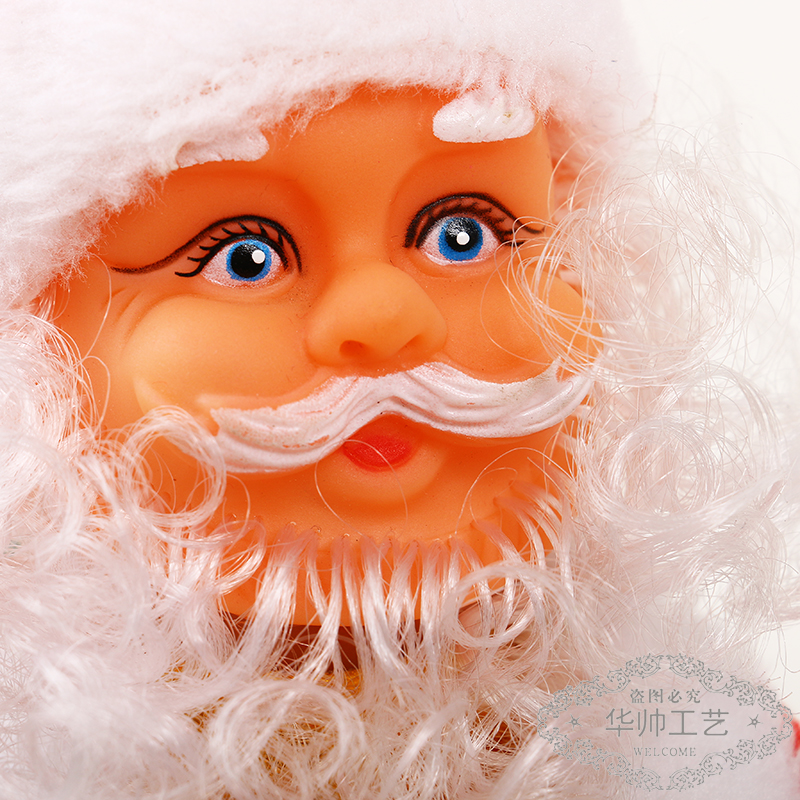 Christmas Decorations Santa Claus Ball Electric Little Old Man Electric Shaking Hip Singing Dancing Desktop Ornaments