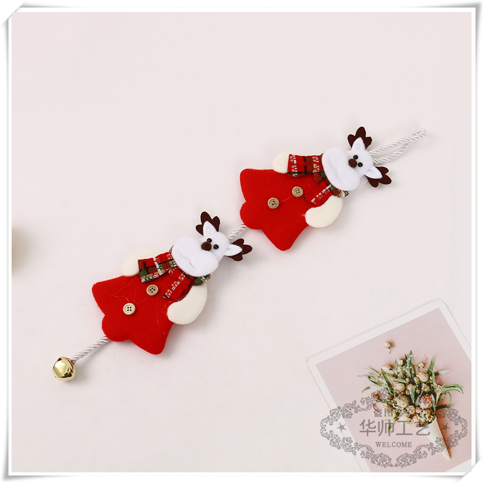 Christmas Decorations Santa Claus Ornaments Snowman Elk Pendant Christmas Tree Decoration Supplies Luggage Accessories