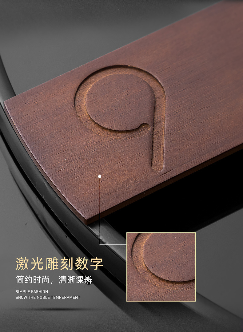 Cross-Border Supply] Wholesale Amazon Wall Clock Iron Art Hot Sale Living Room Clock Simple Retro Nordic Creative Wall Clocks