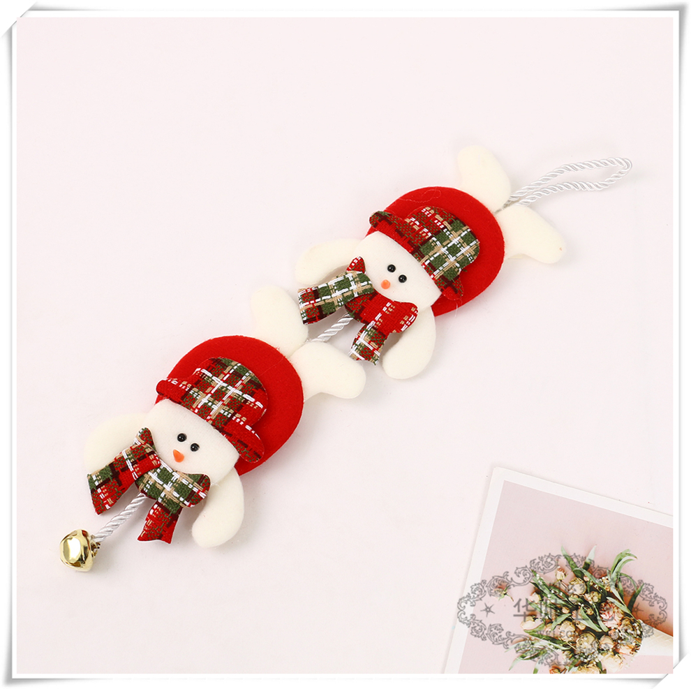Christmas Decorations Santa Claus Ornaments Snowman Elk Pendant Christmas Tree Decoration Supplies Luggage Accessories