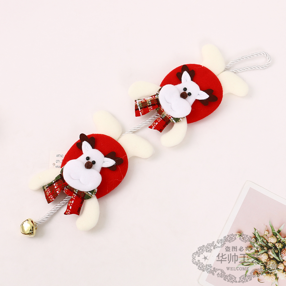 Christmas Decorations Santa Claus Ornaments Snowman Elk Pendant Christmas Tree Decoration Supplies Luggage Accessories