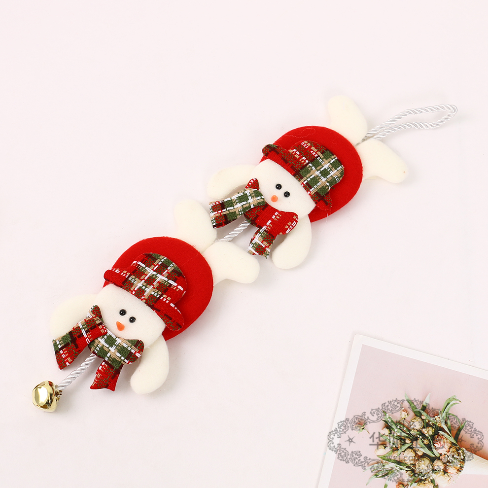 Christmas Decorations Santa Claus Ornaments Snowman Elk Pendant Christmas Tree Decoration Supplies Luggage Accessories