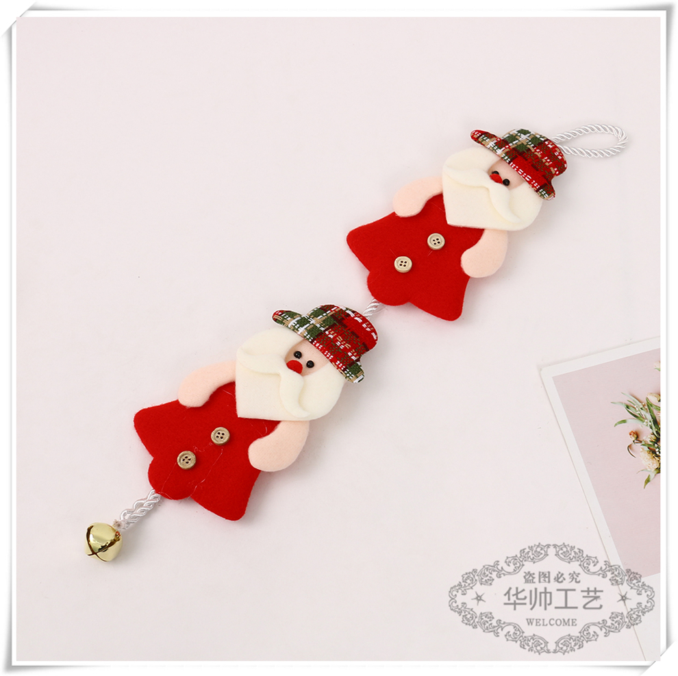 Christmas Decorations Santa Claus Ornaments Snowman Elk Pendant Christmas Tree Decoration Supplies Luggage Accessories