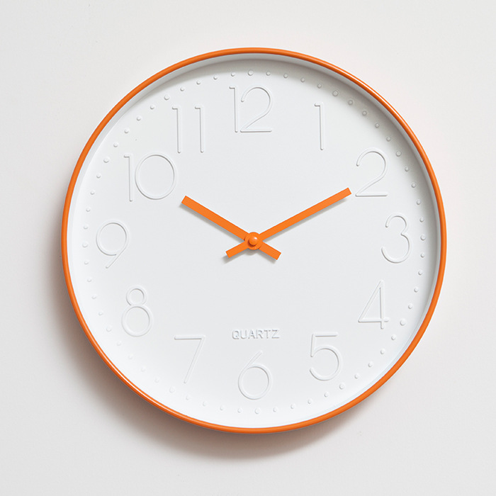 Wall Clock Living Room Simple Modern Mute Quartz Clock Fashion Creative Nordic Clocks round Clock