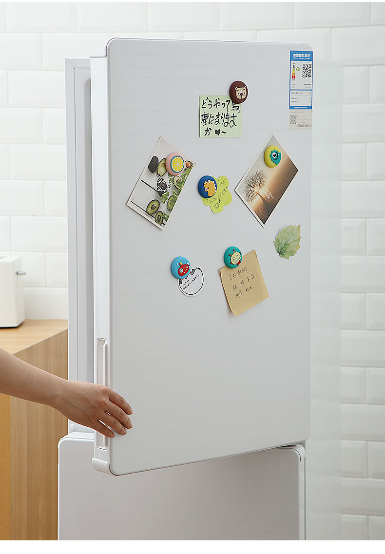 8 Magnetic Sticker Creative Decoration Simple Nordic Cute Animal Three-Dimensional Cartoon Magnetic PVC Fridge Magnet