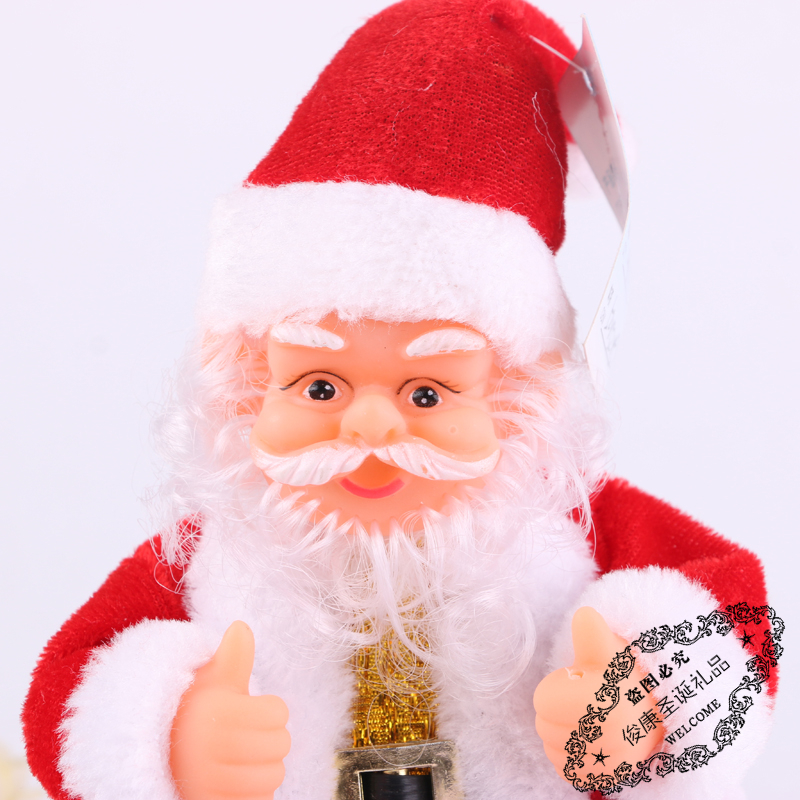 Manufacturers direct Christmas glass crystal ball Santa Claus crystal ball decoration craft ornaments