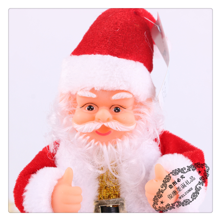 Manufacturers direct Christmas glass crystal ball Santa Claus crystal ball decoration craft ornaments