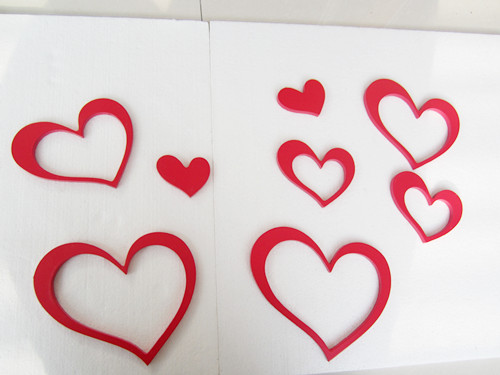 Creative Yidong Heart Wall Sticker Bedroom Background Wall Decoration