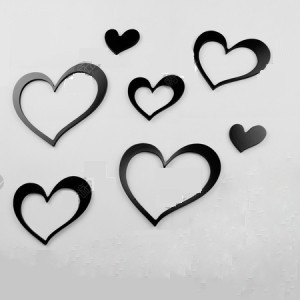 Creative Yidong Heart Wall Sticker Bedroom Background Wall Decoration