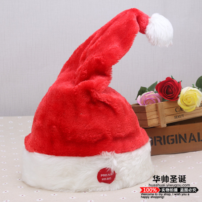 2015 new Christmas Santa Claus electric toys Christmas swinging cap 2015 new Christmas Santa Claus electric toys Christmas swinging cap