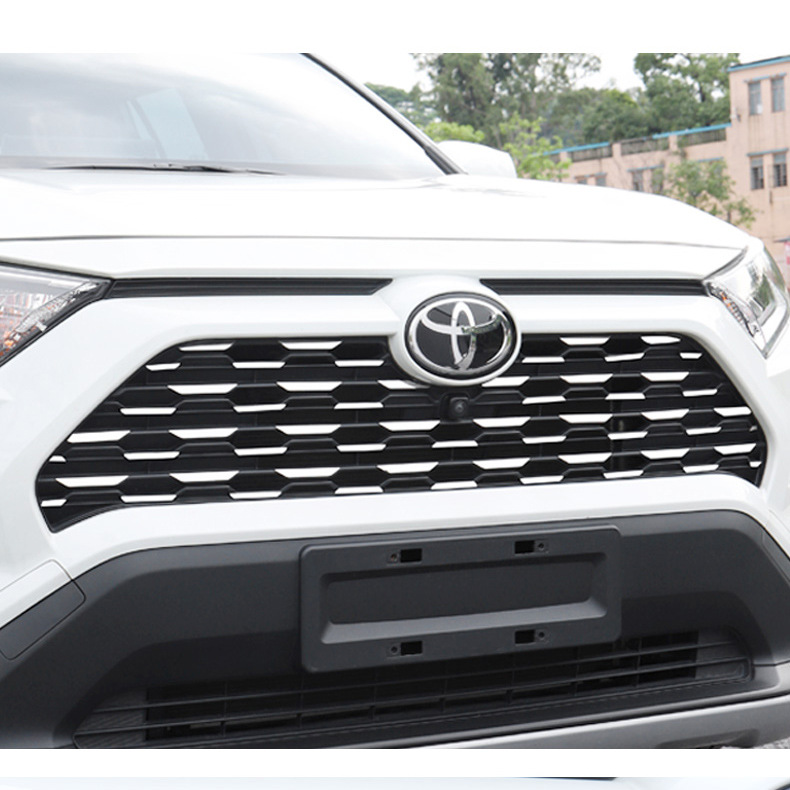 RAV4 Rongfang Middle Mesh Stainless Steel Patch Starry Bright Strip Car Body Sticker outside Decoration Modification