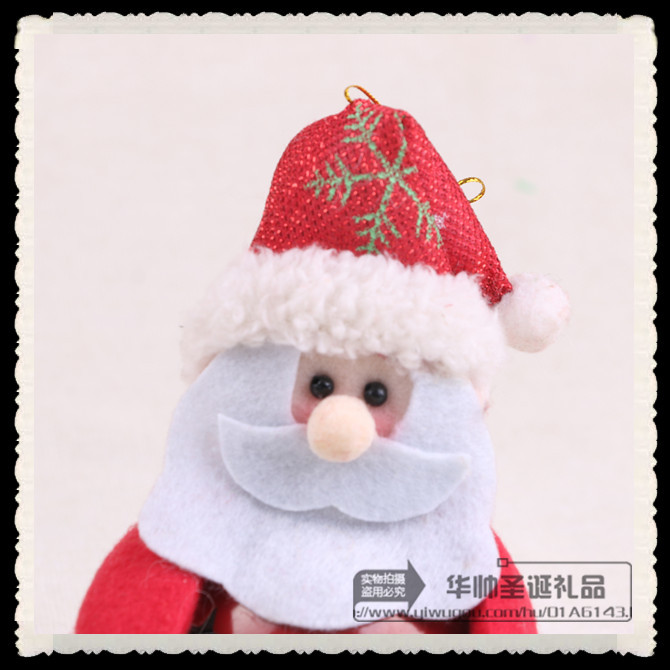 The Santa Claus ring electric Santa Claus sings Christmas decorations for children. The Santa Claus ring electric Santa Claus sings Christmas decorations for children.