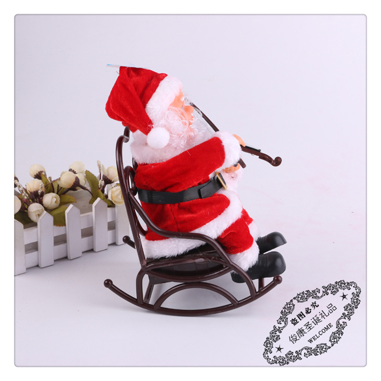 Santa Claus plays violin Christmas decorations Santa Claus dolls music decorations Santa Claus plays violin Christmas decorations Santa Claus dolls music decorations