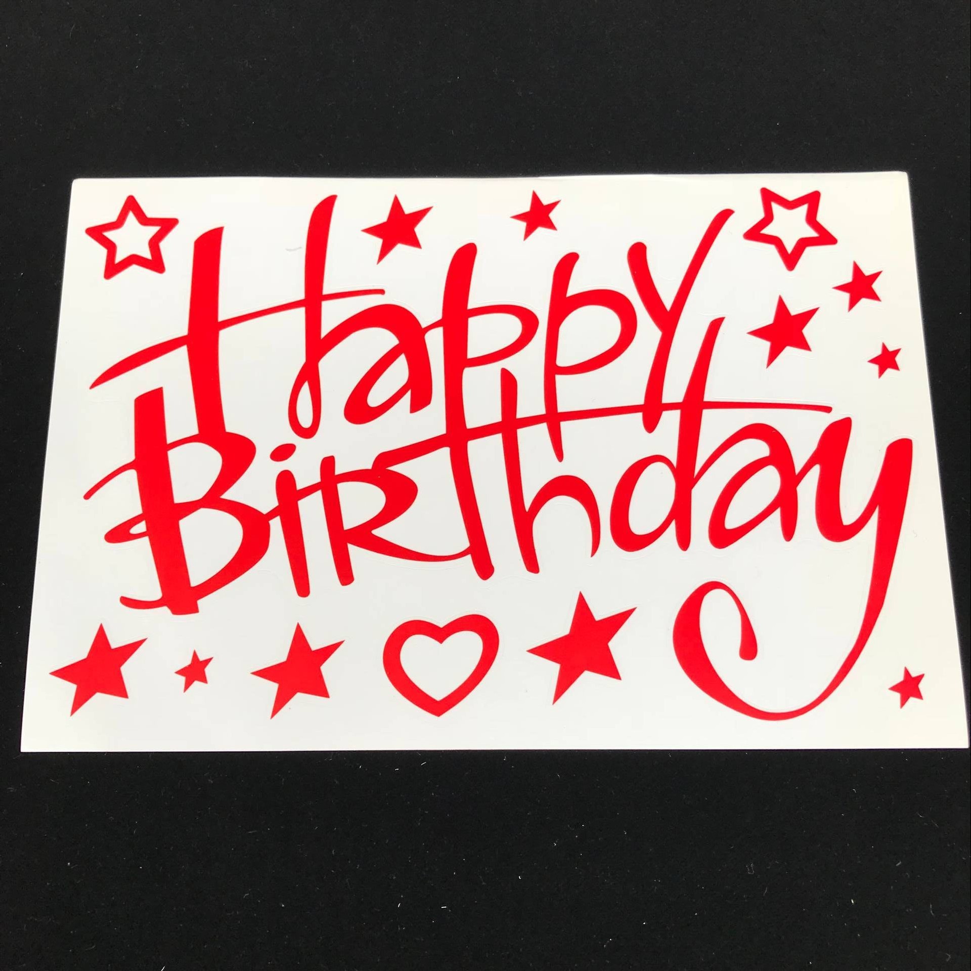 New pop-ball transparent balloon happy birthday sticker letter wedding party decoration New pop-ball transparent balloon happy birthday sticker letter wedding party decoration