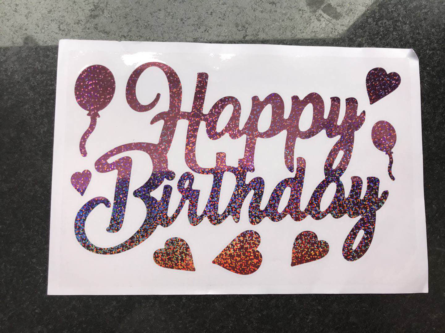 New pop-ball transparent balloon happy birthday sticker letter wedding party decoration New pop-ball transparent balloon happy birthday sticker letter wedding party decoration