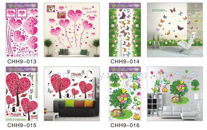 Wall sticker decoration bedroom living room wall stickers removable wall decoration stickers layers of paste icing Wall sticker decoration bedroom living room wall stickers removable wall decoration stickers layers of paste icing