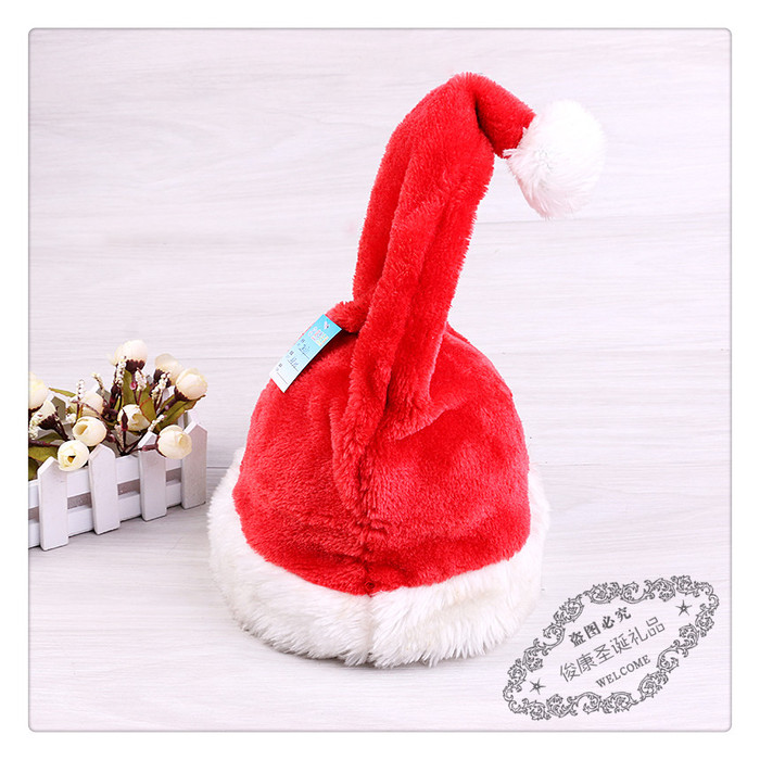 Can sing Santa Claus Santa hat large electric smart stuffed toy doll Christmas present dance Can sing Santa Claus Santa hat large electric smart stuffed toy doll Christmas present dance