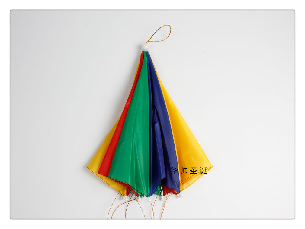 Christmas Scene Decoration Parachute Christmas Pendant Holiday Mall Scene Dress up Santa Claus Parachute