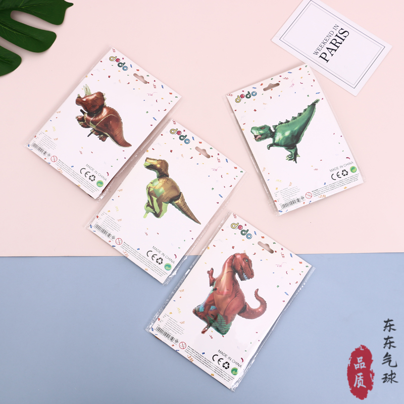 Cute Cute Cartoon Dinosaur Style Decorative Balloon Girl&#039;s and Boy&#039;s Children&#039;s Room Decoration Props Background Wall Sticker
