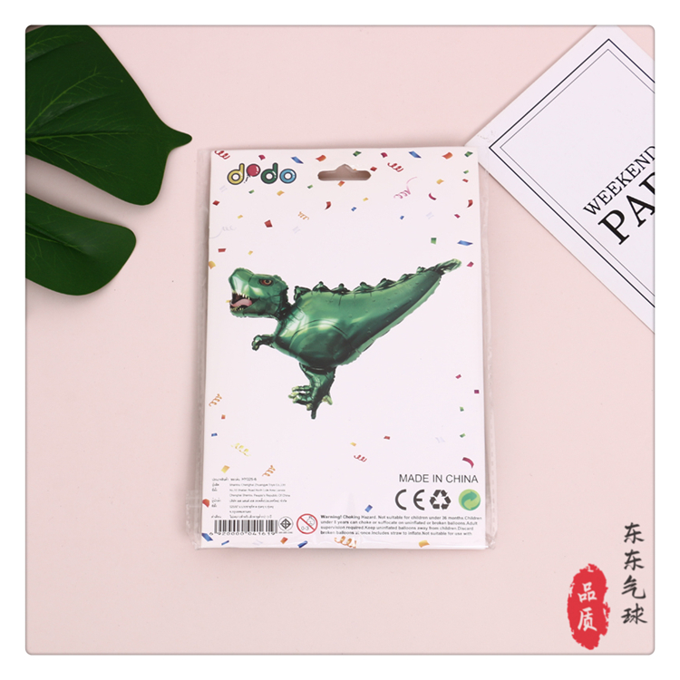 Cute Cute Cartoon Dinosaur Style Decorative Balloon Girl's and Boy's Children's Room Decoration Props Background Wall Sticker