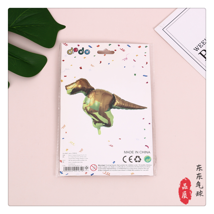 Cute Cute Cartoon Dinosaur Style Decorative Balloon Girl's and Boy's Children's Room Decoration Props Background Wall Sticker