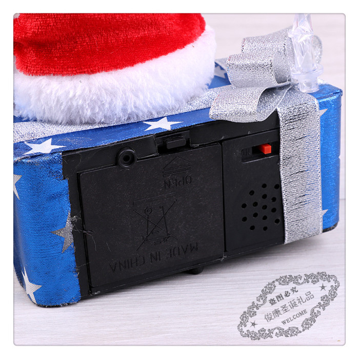 Santa Claus children's gift set electric singing can light up Christmas decorations Santa Claus children's gift set electric singing can light up Christmas decorations