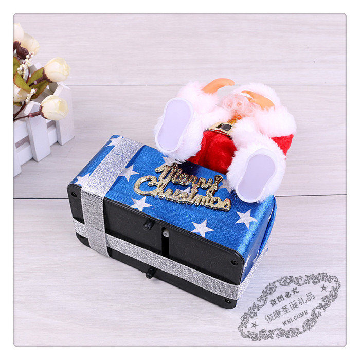 Santa Claus children's gift set electric singing can light up Christmas decorations Santa Claus children's gift set electric singing can light up Christmas decorations